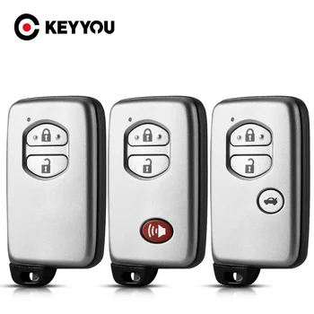 KEYYOU Smart Remote Key Case 2/3/4 кнопки Fob Shell для Toyota Aurion Avalon Landcruiser Camry Highlander RAV4