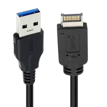 Nku USB 3.1 Type-E Разъем передней панели для USB 3.0 A Адаптер Удлинительный кабель материнской платы, совместимый с настольным компьютером Asus