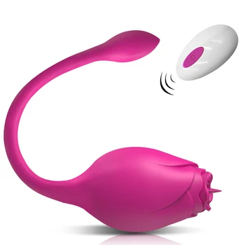  Беспроводной вибратор с фаллоимитатором точки G для женщин Пульт дистанционного управления Вибрирующий стимулятор клитора для вылизывания трусиков Секс-игрушки для взрослых