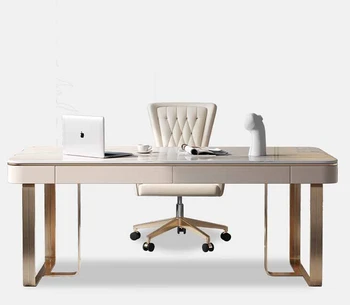 Современный высококачественный набор мебели для учебы, комбинированный набор каллиграфических офисных столов, старший мастер дизайна