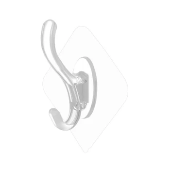 Настенные вешалки для полотенец Многоразовый универсальный крючок Клейкий настенный крючок без перфорации