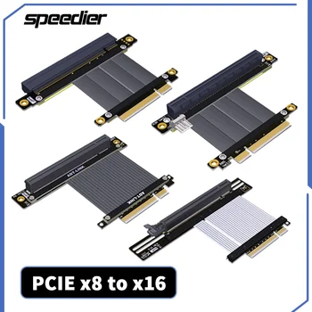 PCIE PCI Express 4.0 3.0 x8 - x16 Райзер Кабель Внешняя плата U.2 HDD Сервер Материнская плата Поддержка нескольких карт 3060