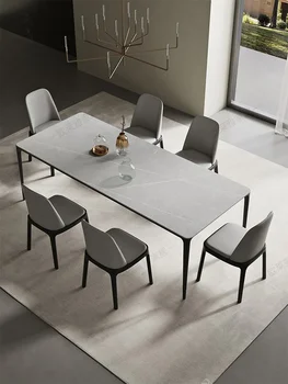 Восьмиугольный стул из массива ясеня, домашний островной стол, обеденный, интегрированный прямоугольный импорт.