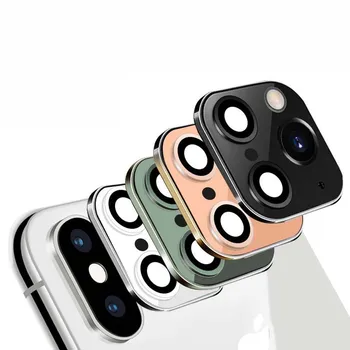 Поддельная наклейка на объектив камеры Секунды для iPhone Обновление защитной пленки для экрана телефона для iPhone X / XS Max Замена на iPhone 11 pro Max