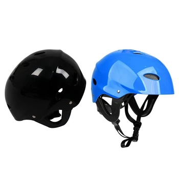  Новый-2 шт. Защитный защитный шлем 11 отверстий для дыхания для водных видов спорта Каяк Каноэ Серфинг Доска с веслом - Синий и черный
