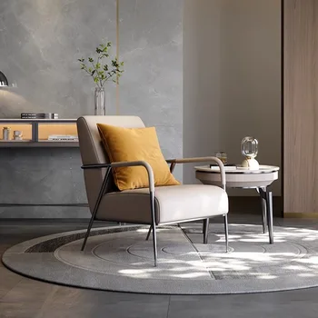 Кресло для гостиной Стул для спальни Дизайнерские стулья для гардероба Современные скандинавские ленивые маникюрные салоны Домашняя мебель Мобильные стулья BL