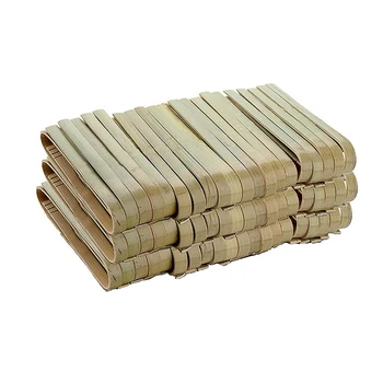  Упаковка 360 мини-бамбуковых щипцов, 4-дюймовые одноразовые щипцы, экологически чистые мини-одноразовые бамбуковые щипцы для тостов
