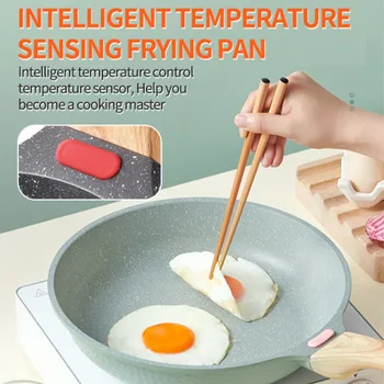 Универсальная корейская каменная сковорода для стейка и яиц, предназначенная для легкого и здорового приготовления пищи в домашних условиях