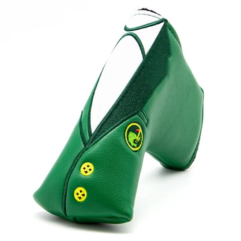  Зеленая куртка Чехол для клюшки Водонепроницаемые головные уборы для клюшки для гольфа Премиум кожаный магнитный чехол для клюшки Лезвие Аксессуары для гольфа
