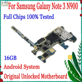 Бесплатная доставка Материнская плата для Samsung Galaxy Note 3 N9005 N900 Материнская плата 100% протестированная логическая плата 16G 32G Пластина Оригинальная разблокировка