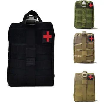 Molle 600D Tactical EMT Нейлоновая тактическая сумка На открытом воздухе Спорт Военная талия Fanny Pack Страйкбол Пуунч Кемпинг Медицинские наборы Сумки