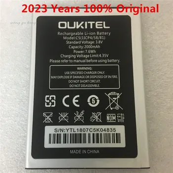 Новый аккумулятор для мобильного телефона Аккумулятор OUKITEL C5 2000 мАч Оригинальный аккумулятор Высокая емкость Мобильные аксессуары Аккумулятор для телефона OUKITEL