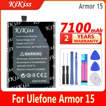 7100 мАч KiKiss Battery Armor 15 (3102) для Ulefone Armor15 Bateria высокой емкости