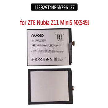 Оригинальный аккумулятор Li3929T44P6h796137 Аккумулятор для ZTE Nubia Z11miniS Z11 miniS NX549J Z17mini Z17 mini NX569H NX569J Аккумулятор 3000м