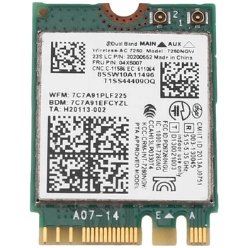 7260NGW 7260AC Wifi Card 2.4G/5G BT4.0 FRU 04X6007 Для Thinkpad X250 X240 X240S X230S T440 W540 T540 Yoga Y50