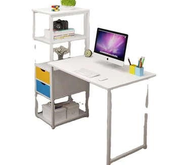  Индивидуальный L-образный стол Офис Домашний учебный стол Стол Угловые компьютерные столы Промышленная металлическая офисная мебель