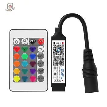  Инновационный мини-контроллер, совместимый с Bluetooth, светодиодная лента, переключатель времени, несколько музыкальных режимов для управления смарт-приложением RGB