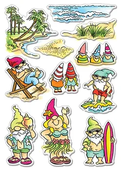 Gnome Clear Stamps And Die Scrapbook Paper Craft Clear Stamp Scrapbooking A0568