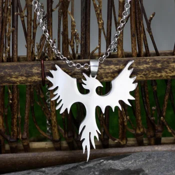 Классическое ожерелье из сплава Thunderbird Phoenix Shape Кулон Мужчины Женщины Годовщина Изысканный Подарок Вечеринка Ювелирные изделия Подарок