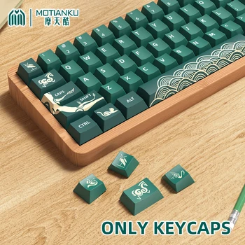 Animal Forest Keycaps Вишневый профиль Персонализированный колпачок для механической клавиатуры с клавишами 7U и ISO