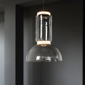 Подвесной светильник Noctambule Минималистичная скандинавская стеклянная лампа для освещения столовой в столовой Декоры для гостиной Эстетические светильники