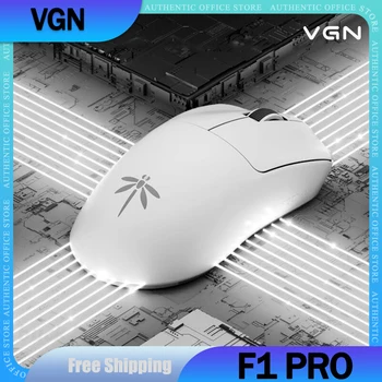 VGN Dragonfly F1 MOBA Беспроводная мышь F1 Pro Max Gamer Mouse Легкая 2-режимная игровая мышь Type-C 2.4G Длинная батарея Мыши Подарки
