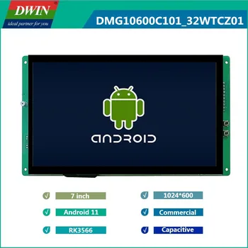 DWIN 10,1-дюймовый емкостный сенсорный монитор Android с разрешением 1024 * 600 с поддержкой сервисов Google Play DMG10600C101_32WTCZ01