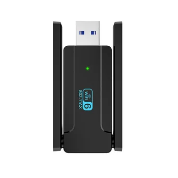 USB WiFi адаптер USB3.0 WiFi6 Беспроводная сетевая карта AX1800M двухдиапазонной высокоскоростной сети 2,4 ГГц / 5 ГГц