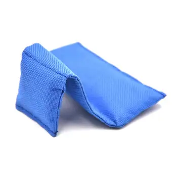  Красочные аксессуары для рефери Футбольный рефери Бобовая сумка Одинарный синий нейлоновый бросок с длинной шеей для регби для судей для футбола