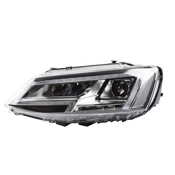 AKD Автомобильный стайлинг для VW Jetta Mk6 LED 2012-2018 Фара Проектор Объектив Анимация Динамический сигнал ДХО Автомобильные аксессуары