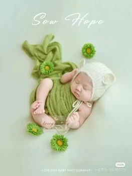 Newborn Childrens Props Studio Full Moon Baby Photography Theme Wrapped Cloth Hat Childrens Full Moon Photography Theme Clothing