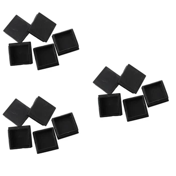  15 шт. Пластиковые квадратные заглушки для заглушек Вставки для трубок 50 мм x 50 мм
