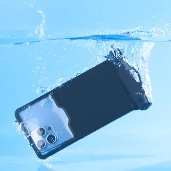 Универсальный водонепроницаемый плавающий чехол для телефона Подводный IPX8 Сумка Подушка безопасности Сухая мобильная сумка для плавания Мобильная сумка для пляжного дайвинга до 6,7 дюйма
