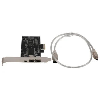 1394 Плата Firewire, 3 порта PCIe 1394A Плата расширения Firewire, контроллер адаптера PCI Express на внешний IEEE 1394