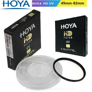 HOYA HD MC-UV 49_52_55_58_62_67_72_77_82mm Закаленное стекло 8-слойный фиолетовый фильтр с многослойным покрытием для камеры Nikon Canon Sony Фильтр
