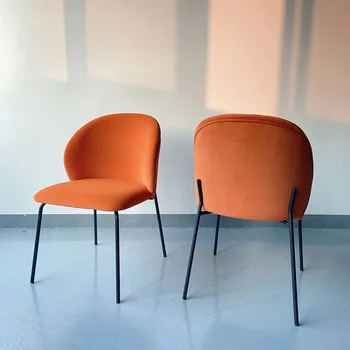 Акцент Стулья для гостиной Бархат Расслабляющий Роскошный стул для столовой Скандинавский салон Cadeira Gamer Домашняя мебель MQ50KT