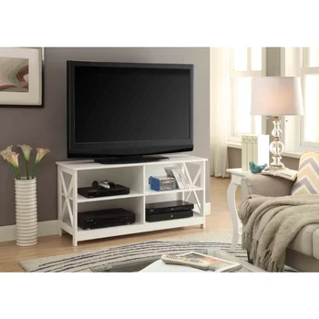 Концепции удобства Оксфордская тумба под телевизор, белая тумба для телевизора мебель для гостиной тумба под телевизор