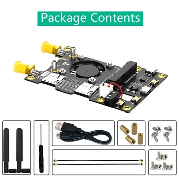 3G LTE Module Mini PCIE MPCIe Wireless Adapter Card с двойной антенной Cooler Fan LED для RaspberryPi 4 3 2