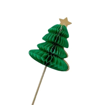 Рождественская елка Фруктовые палочки Набор из 50 свадеб День рождения Кекс Декор