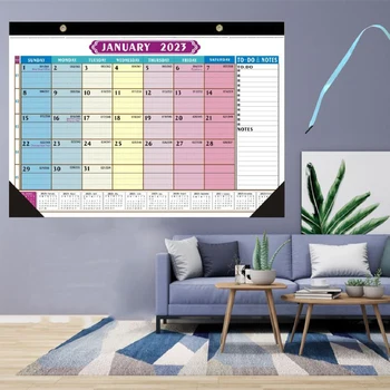 2023-2024 Подвесной календарь Персонализированный настенный календарь Праздничные принадлежности