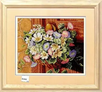 Набор для вышивки счетным крестом, Цветы на дверной ручке Букет Цветок Цветок Dim 13716, Топ Прекрасный