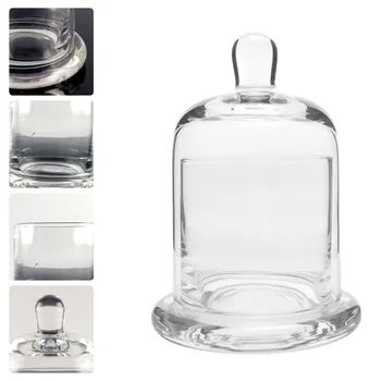 1 комплект стеклянный подсвечник простой подсвечник для вечеринки (прозрачный)