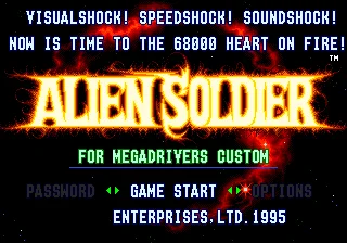 Alien Soldier 16-битная игровая карта MD для 16-битных консолей Sega MegaDrive Genesis