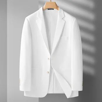 5890-2023 Осенне-зимний новый продукт: мужской костюм, деловой повседневный, простота, сетка, одинарный западный пиджак, мужское верхнее пальто