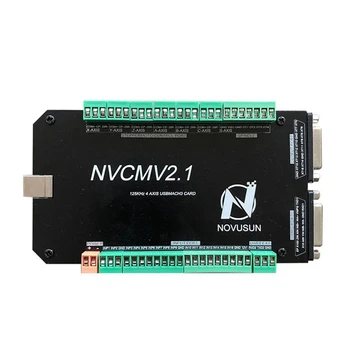 NVCM Mach3 USB Interface Контроллер движения с ЧПУ Nvcm 6-осевая карта управления движением с ЧПУ Металлический корпус не нагревается