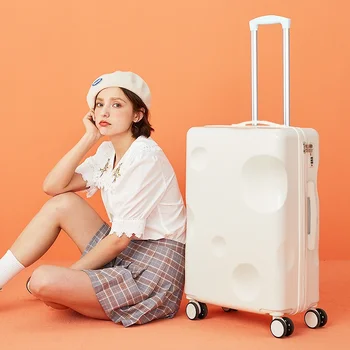  Модный многофункциональный дорожный чемодан на колесиках Вращающиеся колеса Чехол на колесиках Легкий багажник Чехлы большой емкости