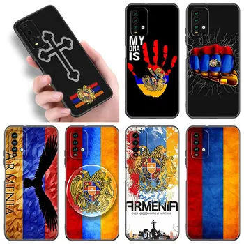 Чехол для телефона с флагом армян Армении для Xiaomi Redmi Note 5 6 9T K20 K40 K50 Pro 7A 8A 9A 9A 9C 9i 10A 10C A1 S2 Мягкий черный чехол из ТПУ