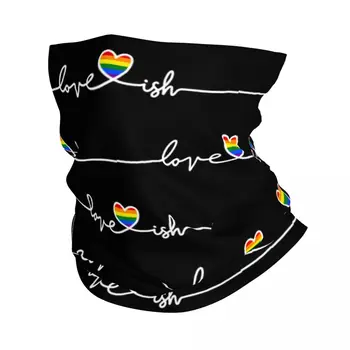 Rainbow Hearbeat ЛГБТ Бандана Шейный Грелка Мужчины Женщины Зимние Лыжи Трубка Шарф Гетры Гей Прайд Лесбиянка Лицо Крышка