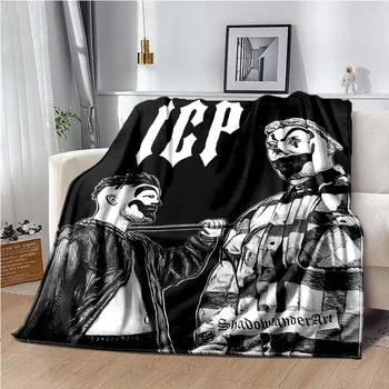 Insane Clown Posse Band ICP Juggalo Faygo HIP HOP Одеяло с принтом, также можно использовать в качестве простыни, банного полотенца, коленного или спящего одеяла