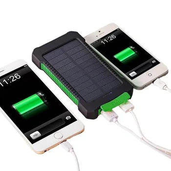 Бестселлер 200000 мАч Топ Солнечная батарея Водонепроницаемое аварийное зарядное устройство Внешний аккумулятор Powerbank для MI IPhone LED SOS Light